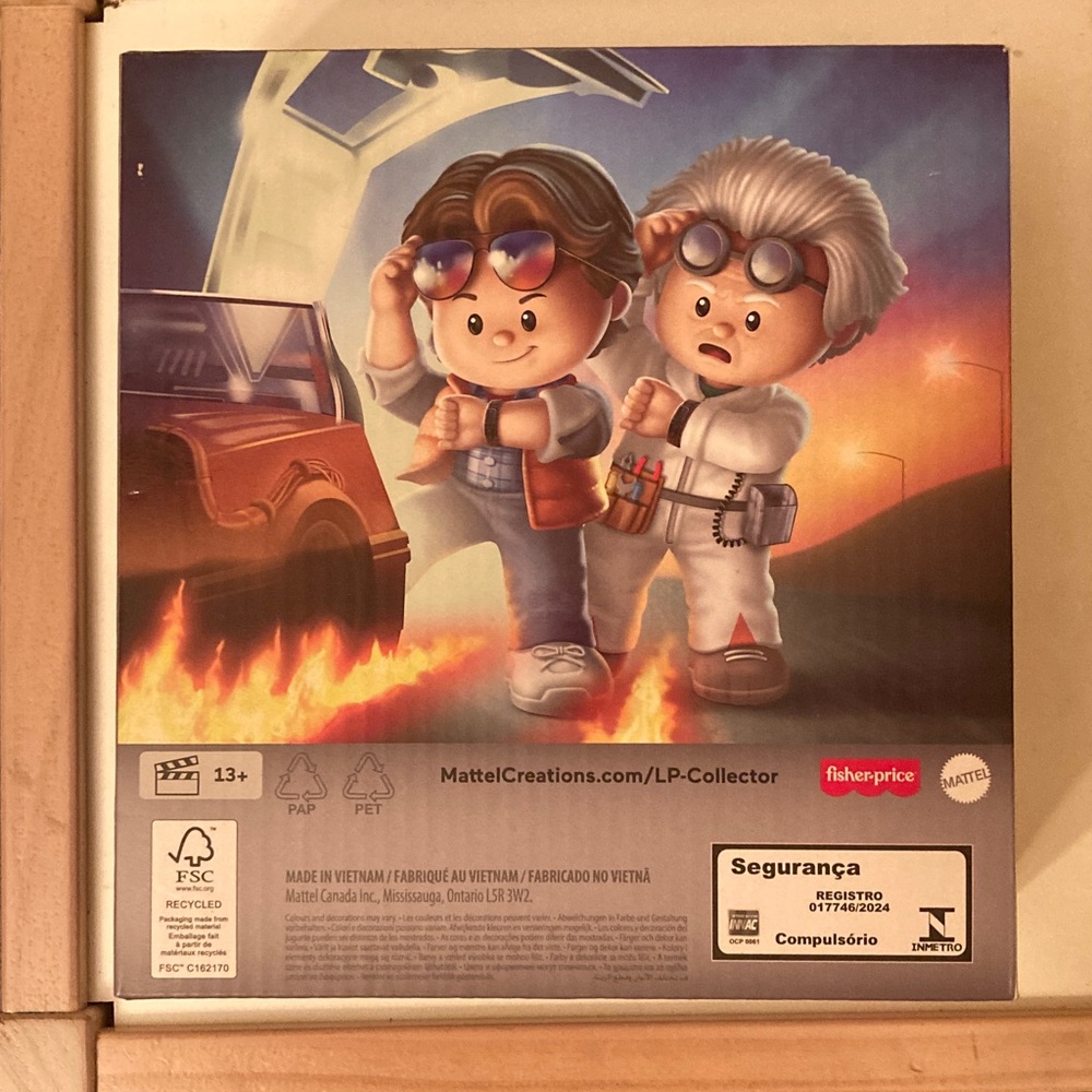 Fisher Price Little people Collector Back to the Future set - Picture 2 of 2